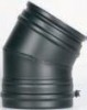 Отвод 30 гр. д. 200 (Schiedel Permeter изоляция 50 мм) / черный цвет